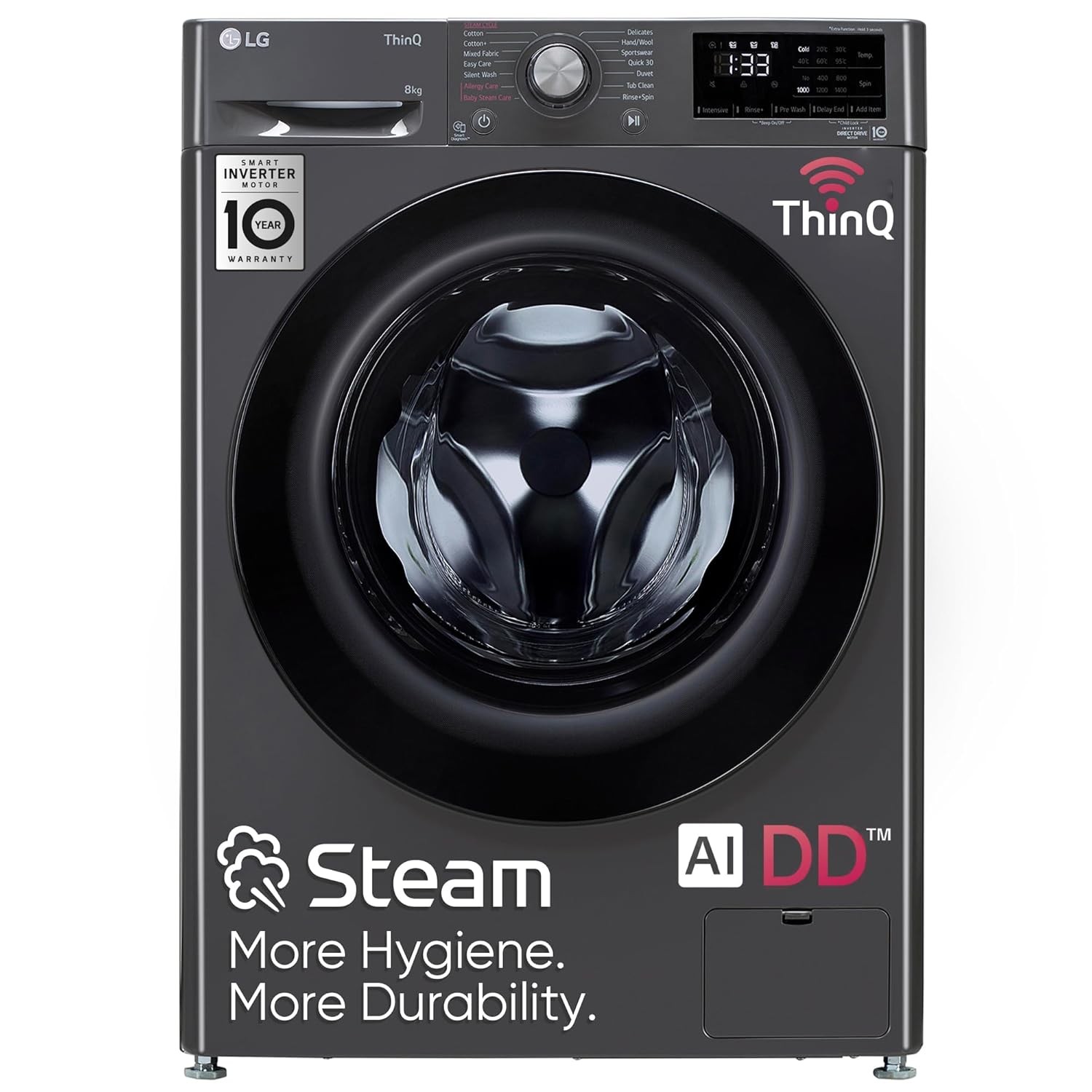 LG 8.0 Kg Fully Automatic Front load Washing Machine,FHP1208Z5M