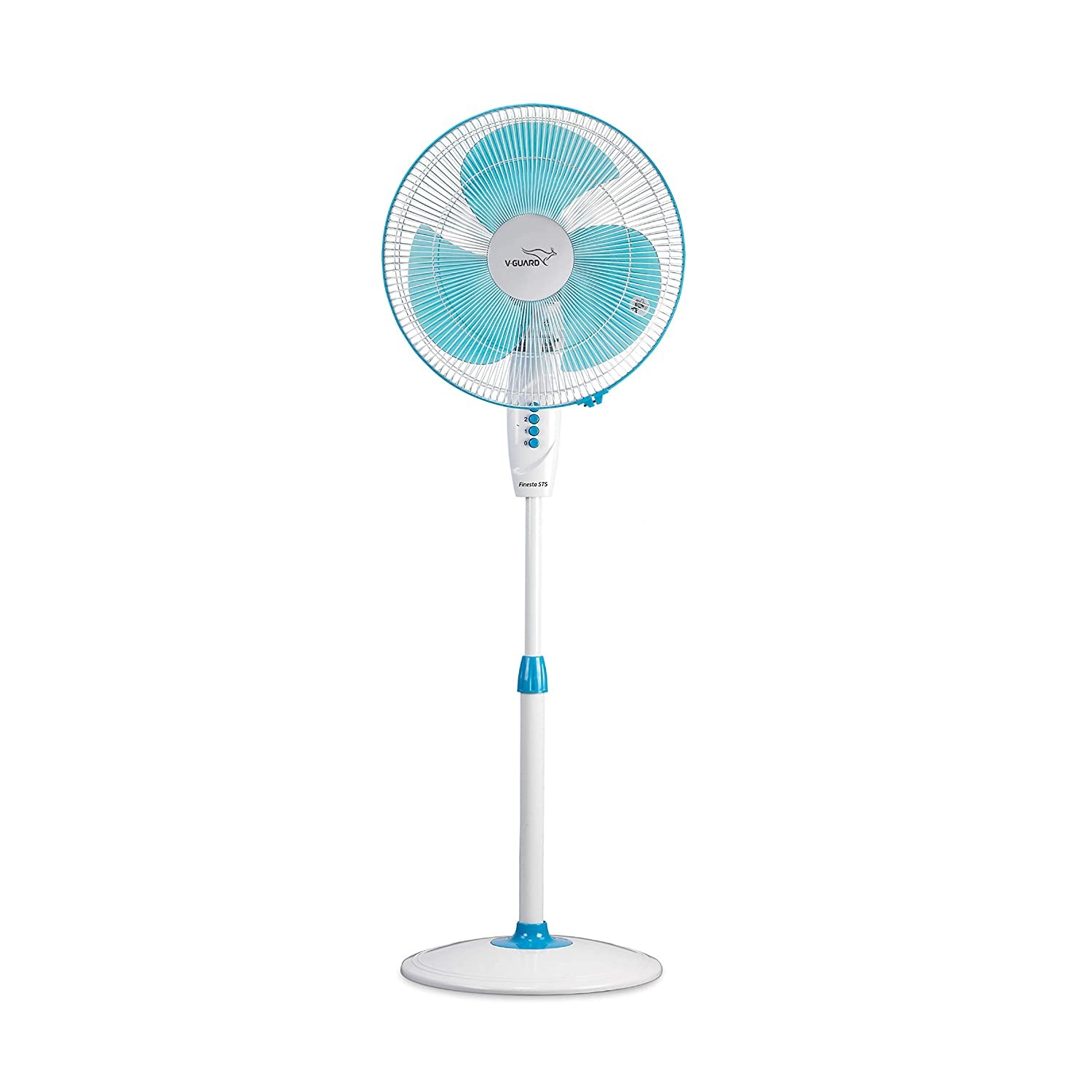 FAN VGUARD PDSTL 400MM FINESTA STS NEO WHITE BLUE