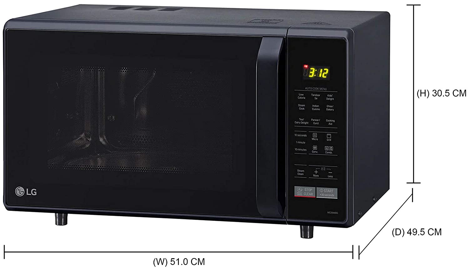 Lg 30l microwave price discount